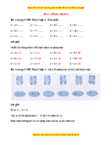 VBT Toán lớp 3 Bài 7 (Cánh diều): Bảng nhân 4