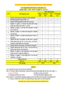 Đề thi cuối kì 2 KTPL 11 Kết nối tri thức - Đề 1