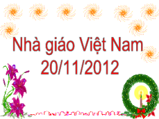 Trò chơi powerpoint Ngày nhà giáo Việt Nam