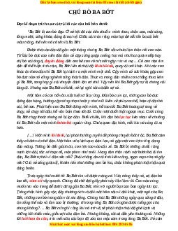 Phiếu bài tập Tuần 3 Bò ba bớt Ngữ văn 6