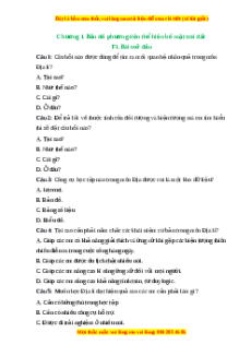 Trắc nghiệm Bài 1 Địa lí 6 Kết nối tri thức: Hệ thống kinh, vĩ tuyến. Tọa độ địa lí