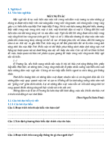 Ngữ liệu ngoài sgk lớp 8 phần Văn bản thông tin