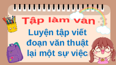 Giáo án Powerpoint Viết: Luyện tập viết đoạn văn cho bài văn thuật lại một sự việc (trang 88) Tiếng việt lớp 4 Chân trời sáng tạo