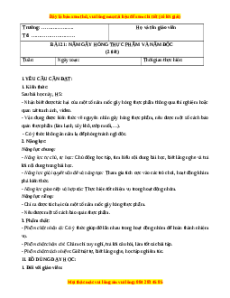Giáo án Bài 21 Khoa học lớp 4 (Kết nối tri thức): Nấm gây hỏng thực phẩm và nấm độc