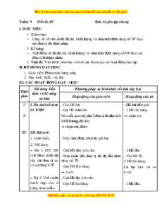 Giáo án Bài 45 Toán lớp 5: Luyện tập chung (Trang 48)