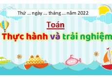 Giáo án powerpoint Thực hành và trải nghiệm: Dùng tay phân biệt các hình khối | Chân trời sáng tạo Toán lớp 2