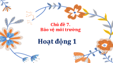 Bài giảng Powerpoint HĐTN 11 Kết nối tri thức Chủ đề 7: Bảo vệ môi trường