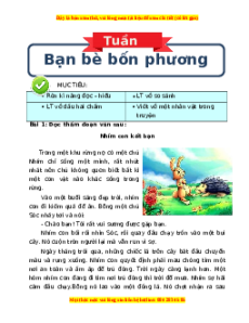 Bài tập cuối tuần Tiếng việt lớp 3 Tuần 34 Cánh diều (có lời giải)