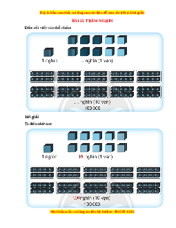 VBT Toán lớp 3 Bài 23 (Chân trời sáng tạo): Trăm nghìn