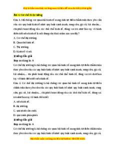 Trắc nghiệm KTPL 10 Bài 4: Cơ chế thị trường