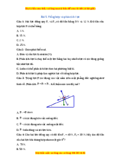 Trắc nghiệm Tổng hợp và phân tích lực Vật lí 10 Cánh diều