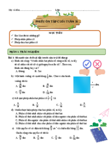 Bài tập cuối tuần Toán 4 Tuần 31 Chân trời sáng tạo (có lời giải)