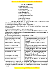 Phiếu bài tập Tuần 3 Tục ngữ  Ngữ văn 7