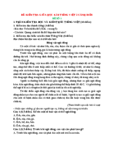 Bộ 10 đề thi giữa kì 2 Tiếng Việt lớp 3 Cánh diều có đáp án