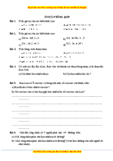 Chuyên đề Ôn tập tổng hợp Toán lớp 3 nâng cao Chân trời sáng tạo