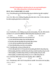 Trắc nghiệm Toán 11 Chân trời sáng tạo Chương 4 (có đúng sai, trả lời ngắn)