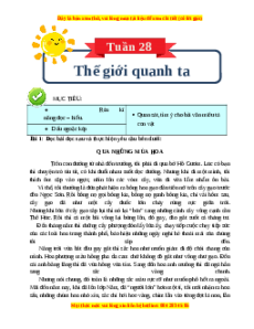 Bài tập cuối tuần Tiếng Việt 4 Tuần 28 Chân trời sáng tạo (có lời giải)