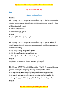 VBT Tiếng Việt 3 Bài 14 (Cánh diều): Anh em một nhà