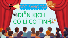 Giáo án Powerpoint Góc sáng tạo: Diễn kịch: Có lí có tình Tiếng Việt lớp 5 Cánh diều