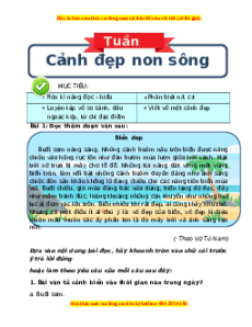 Bài tập cuối tuần Tiếng việt lớp 3 Tuần 20 Cánh diều (có lời giải)