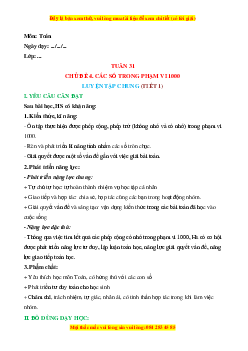 Giáo án Luyện tập chung (Trang 74) Toán lớp 2 Cánh diều