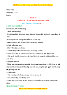 Giáo án Luyện tập chung (Trang 74) Toán lớp 2 Cánh diều