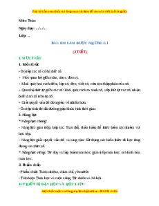 Giáo án Em làm được những gì Toán 2 Chân trời sáng tạo