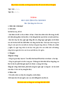 Giáo án Tuần 34 Tiếng Việt lớp 4 Chân trời sáng tạo