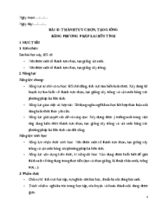 Giáo án Bài 12 Sinh học 12 Chân trời sáng tạo: Thành tựu chọn, tạo giống bằng phương pháp lai hữu tính