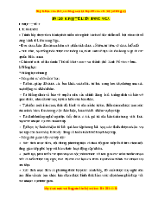 Giáo án Bài 20 Địa lí 11 Chân trời sáng tạo (2024): Kinh tế Liên Bang Nga
