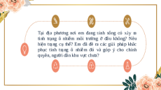 Giáo án powerpoint Nói và nghe: Thảo luận về giải pháp khắc phục nạn ô nhiễm môi trường | Kết nối tri thức Ngữ văn 6