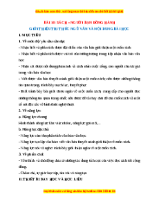 Giáo án Sách – người bạn đồng hành (2024) Kết nối tri thức