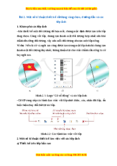 Lý thuyết Tin học 10 Cánh diều Bài 2: Một số kĩ thuật thiết kế sử dụng vùng chọn, đường dẫn và các lớp ảnh