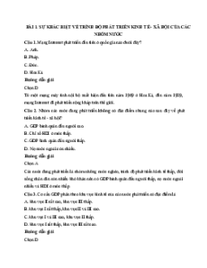 Bộ trắc nghiệm Địa lí 11 Kết nối tri thức có đáp án