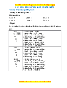 Giải Sgk Toán lớp 3 Bài 11: Chia số có bốn chữ số cho số có một chữ số (Chân trời sáng tạo)