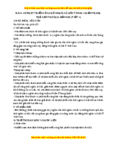 Giáo án Bài 4 Lịch sử 11 Kết nối tri thức (2024): Sự phát triển của chủ nghĩa xã hội từ sau chiến tranh thế giới thứ hai đến nay
