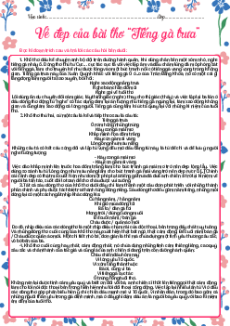 Phiếu bài tập Nghị luận văn học Ngữ văn 7