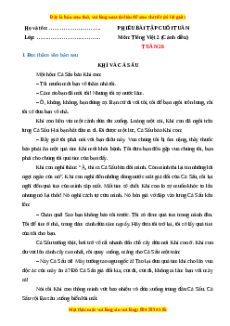 Bài tập cuối tuần Tiếng việt lớp 2 Tuần 26 Cánh diều (có lời giải)