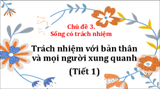 Bài giảng Powerpoint Chủ đề 3: Sống có trách nhiệm Hoạt động trải nghiệm 8 Cánh diều