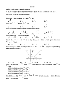 Đề thi Toán 11 Giữa kì 2 Kết nối tri thức cấu trúc mới (Đề 4)