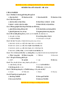 Đề thi giữa kì 1 Địa lý 10 Cánh diều (đề 1)