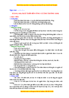Giáo án Bài 40 Địa lí 10 Chân trời sáng tạo (2024): Phát triển bền vững, tăng trưởng xanh