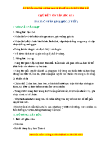 Giáo án Ôn tập hình học Toán 4 Kết nối tri thức