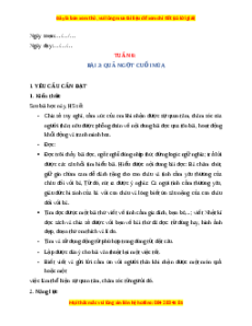 Giáo án Tuần 6 Tiếng Việt lớp 4 Chân trời sáng tạo