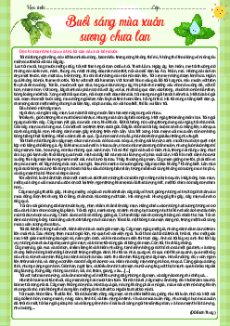 Phiếu bài tập Tản văn - Tùy bút Ngữ văn 7