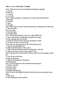 Đề cương ôn tập Học kì 1 Tin học lớp 3 Kết nối tri thức