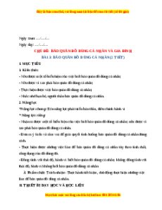 Giáo án Bài 3 Đạo đức lớp 2 Chân trời sáng tạo: Bảo quản đồ dùng cá nhân