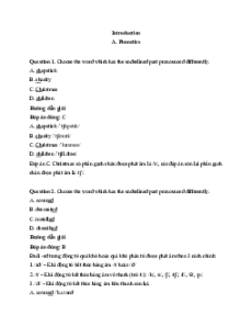 Bài tập trắc nghiệm Tiếng Anh lớp 10 Friends Global có đáp án