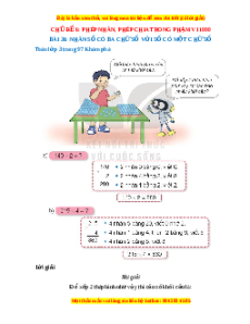 Giải Sgk Toán lớp 3 Bài 36: Nhân số có ba chữ số với số có một chữ số (Kết nối tri thức)