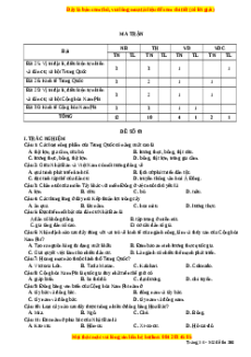 Đề thi cuối kì 2 Địa lí 11 Cánh diều - Đề 3